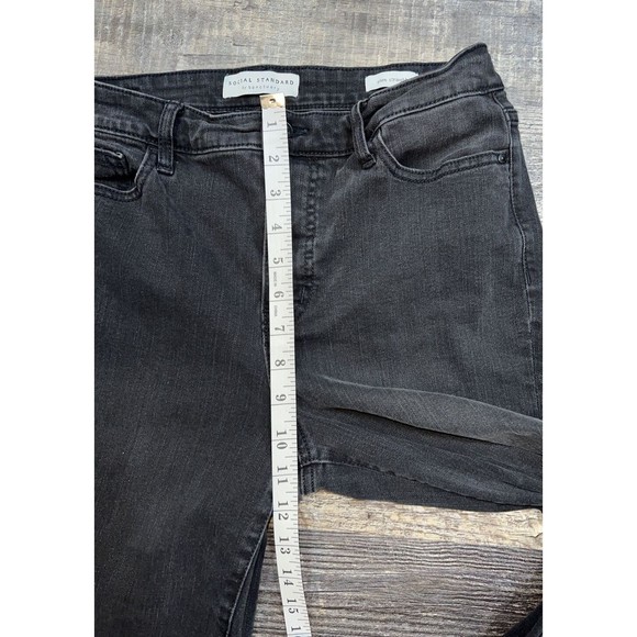 Social Standard by Sanctuary Black Denim Slim Straight Jeans Size 10/30 - Picture 10 of 11